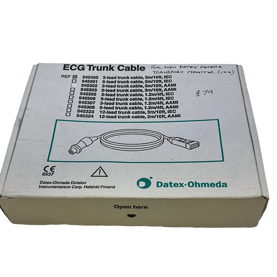 GE Datex Ohmed ECG tronc cable 545300 Cardiocap S/5